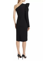 Max Mara Falda One-Shoulder Cocktail Dress