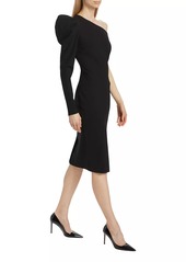 Max Mara Falda One-Shoulder Cocktail Dress