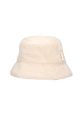 Max Mara Figura Alpaca & Wool Teddy Bucket Hat