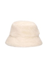 Max Mara Figura Alpaca & Wool Teddy Bucket Hat