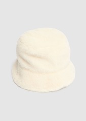 Max Mara Figura Alpaca & Wool Teddy Bucket Hat