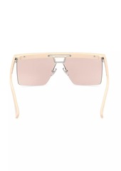 Max Mara Flat1 60MM Rectangular Sunglasses