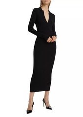 Max Mara Frais Wool-Blend Knit Sweaterdress