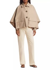 Max Mara Fred Crop Trench Cape