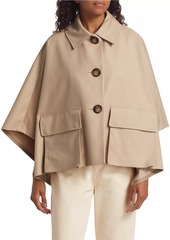 Max Mara Fred Crop Trench Cape