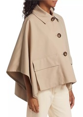 Max Mara Fred Crop Trench Cape