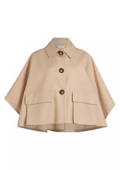 Max Mara Fred Crop Trench Cape