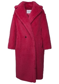 Max Mara Fuchsia alpaca blend Tedgirl coat