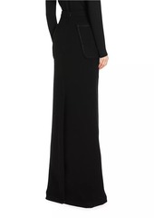 Max Mara Galosce Wool-Cashmere Maxi Skirt