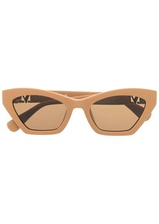 Max Mara geometric-frame tinted sunglasses