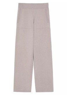 Max Mara Ghiro Wool-Blend Knit Wide-Leg Sweatpants