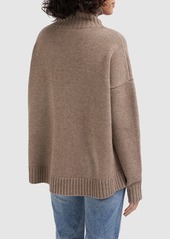 Max Mara Gianna Rib Knit Wool Turtleneck Sweater