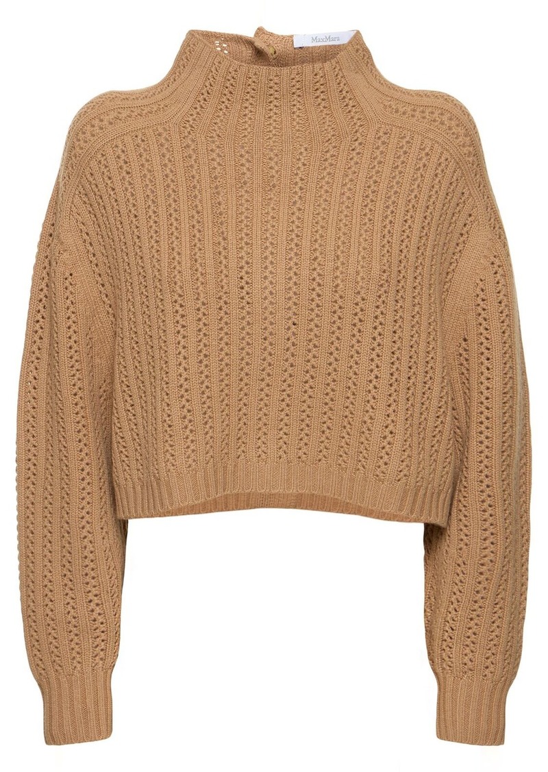 Max Mara Hodeida Wool Blend Knit Sweater