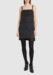 Max Mara Leale Stretch Wool Mini Dress