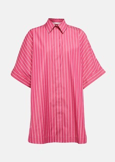 Max Mara Leisure Anemone striped cotton poplin shirt