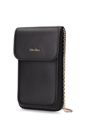 Max Mara Logo Leather Phone Case