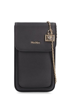 Max Mara Logo Leather Phone Case