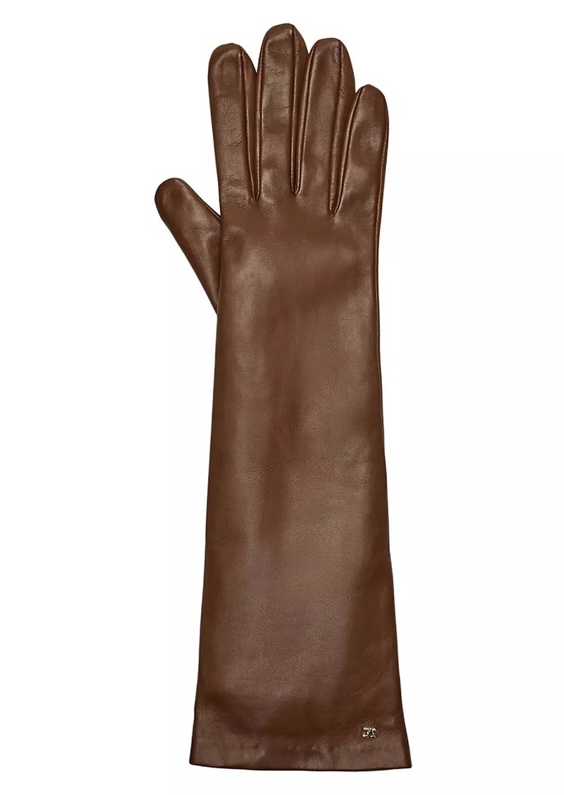 Max Mara Long Leather Gloves