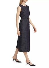 Max Mara Lucilla Denim Midi-Dress