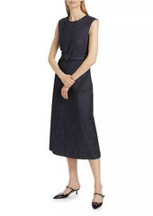 Max Mara Lucilla Denim Midi-Dress