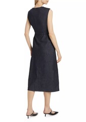 Max Mara Lucilla Denim Midi-Dress