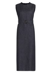 Max Mara Lucilla Denim Midi-Dress