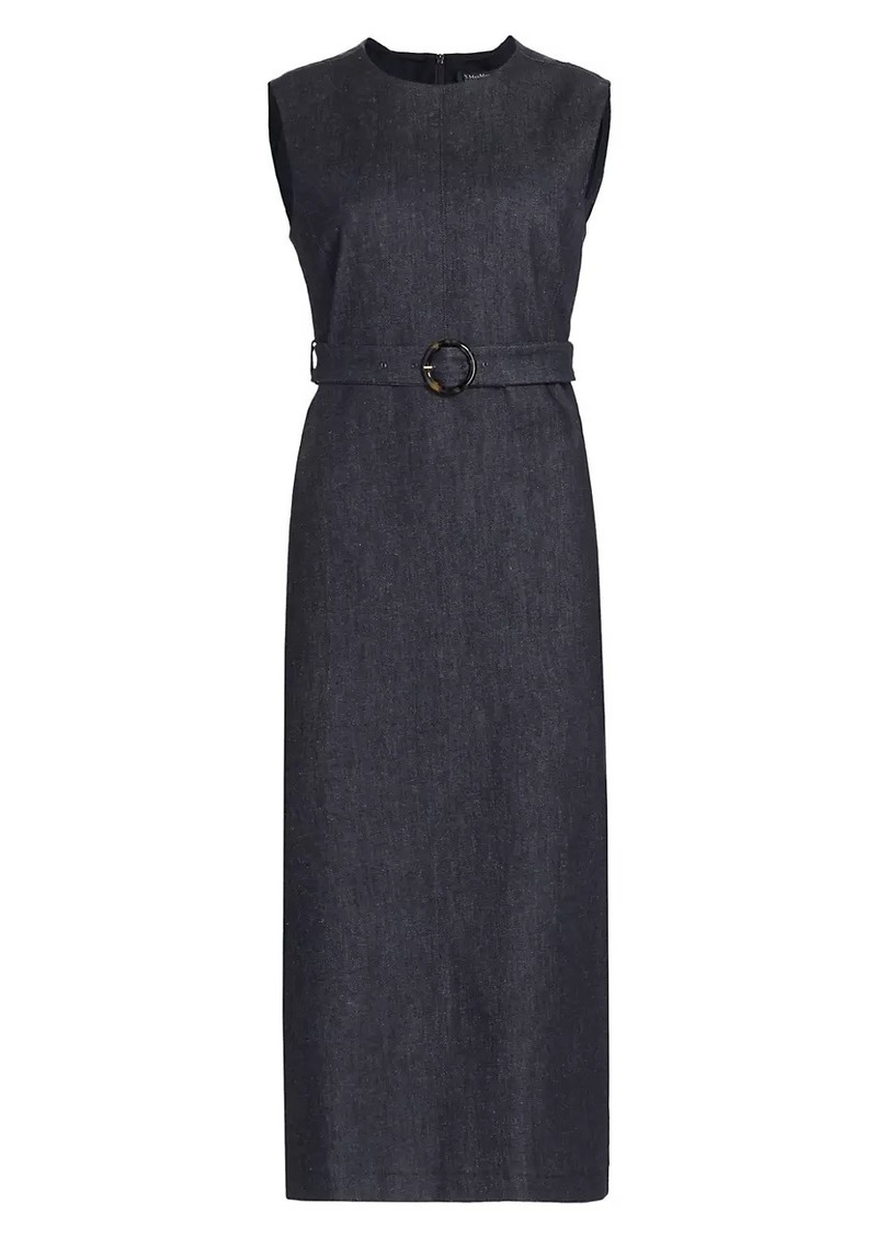 Max Mara Lucilla Denim Midi-Dress