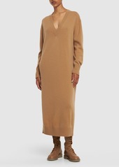 Max Mara Lvr Exclusive Wool Knit Midi Dress