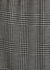 Max Mara - Cento houndstooth wool-blend mini skirt - Black - IT 44
