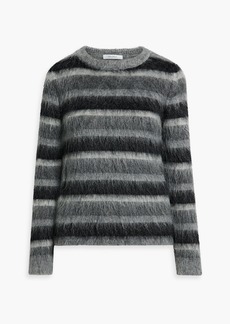 Max Mara - Colonia striped mohair-blend sweater - Gray - L