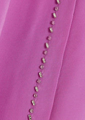 Max Mara - Dire crystal-embellished silk shirt - Purple - IT 38