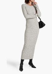 Max Mara - Donegal knitted maxi dress - White - M