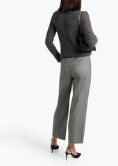 Max Mara - Fiocchi mohair-blend turtleneck sweater - Gray - M