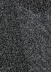 Max Mara - Fiocchi mohair-blend turtleneck sweater - Gray - M