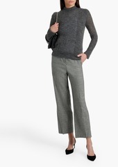 Max Mara - Fiocchi mohair-blend turtleneck sweater - Gray - M