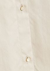 Max Mara - Lega cotton-poplin midi shirt dress - Neutral - IT 40