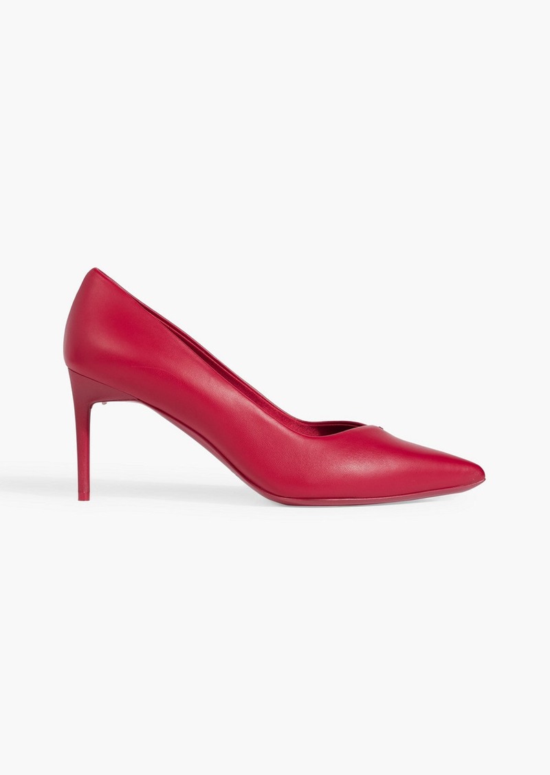 Max Mara - Phyllis leather pumps - Red - EU 42