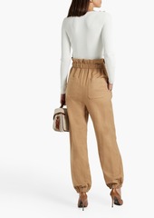 Max Mara - Tracia button-embellished ribbed-knit top - White - M