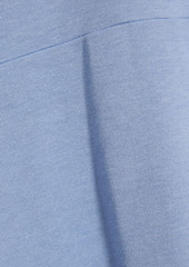 Max Mara - Tubo cotton-blend jersey turtleneck dress - Blue - S