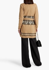 Max Mara - Vanadio jacquard-knit cardigan - Neutral - S