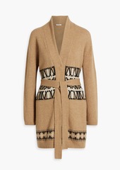 Max Mara - Vanadio jacquard-knit cardigan - Neutral - S