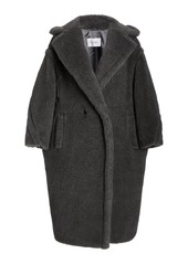 Max Mara - Women's Oversized Wool-Alpca Blend Teddy Coat  - Grey - Moda Operandi