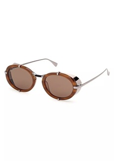 Max Mara 51MM Round Sunglasses