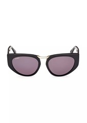 Max Mara 54MM Mirrored Cat-Eye Sunglasses
