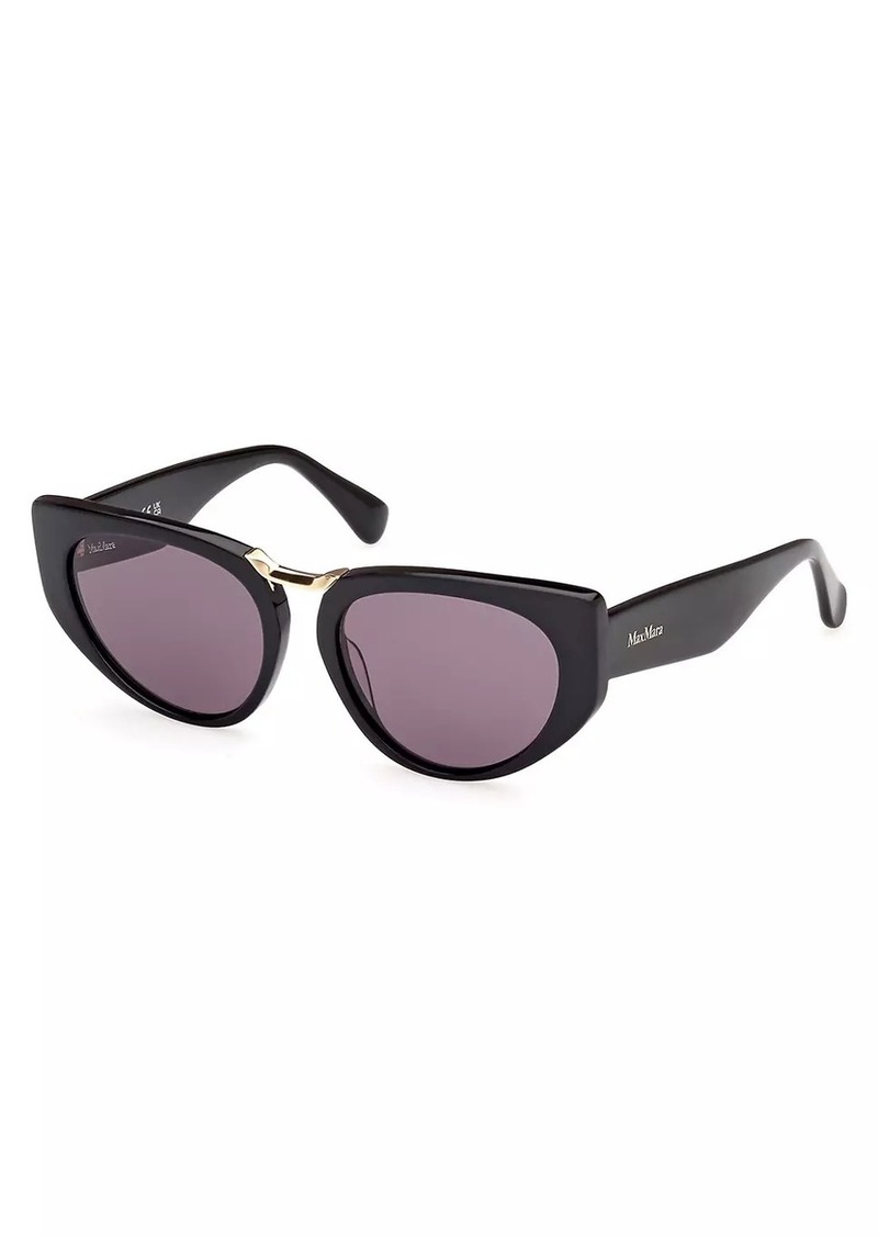 Max Mara 54MM Mirrored Cat-Eye Sunglasses