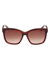 Max Mara 56mm Gradient Square Sunglasses