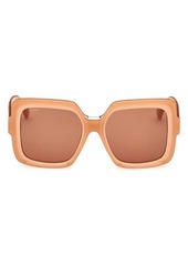 Max Mara Ernest 56mm Square Sunglasses