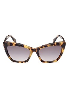 Max Mara 57mm Gradient Cat Eye Sunglasses