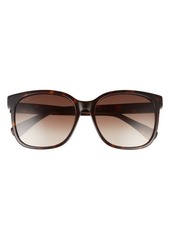 Max Mara 57mm Gradient Square Sunglasses