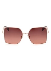 Max Mara 59mm Gradient Butterfly Sunglasses